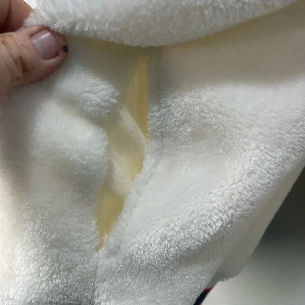 UGG AUSTRALIA KAILANI SHERPA HOODIE  PULLOVER CREAM SIZE M - Picture 14 of 14